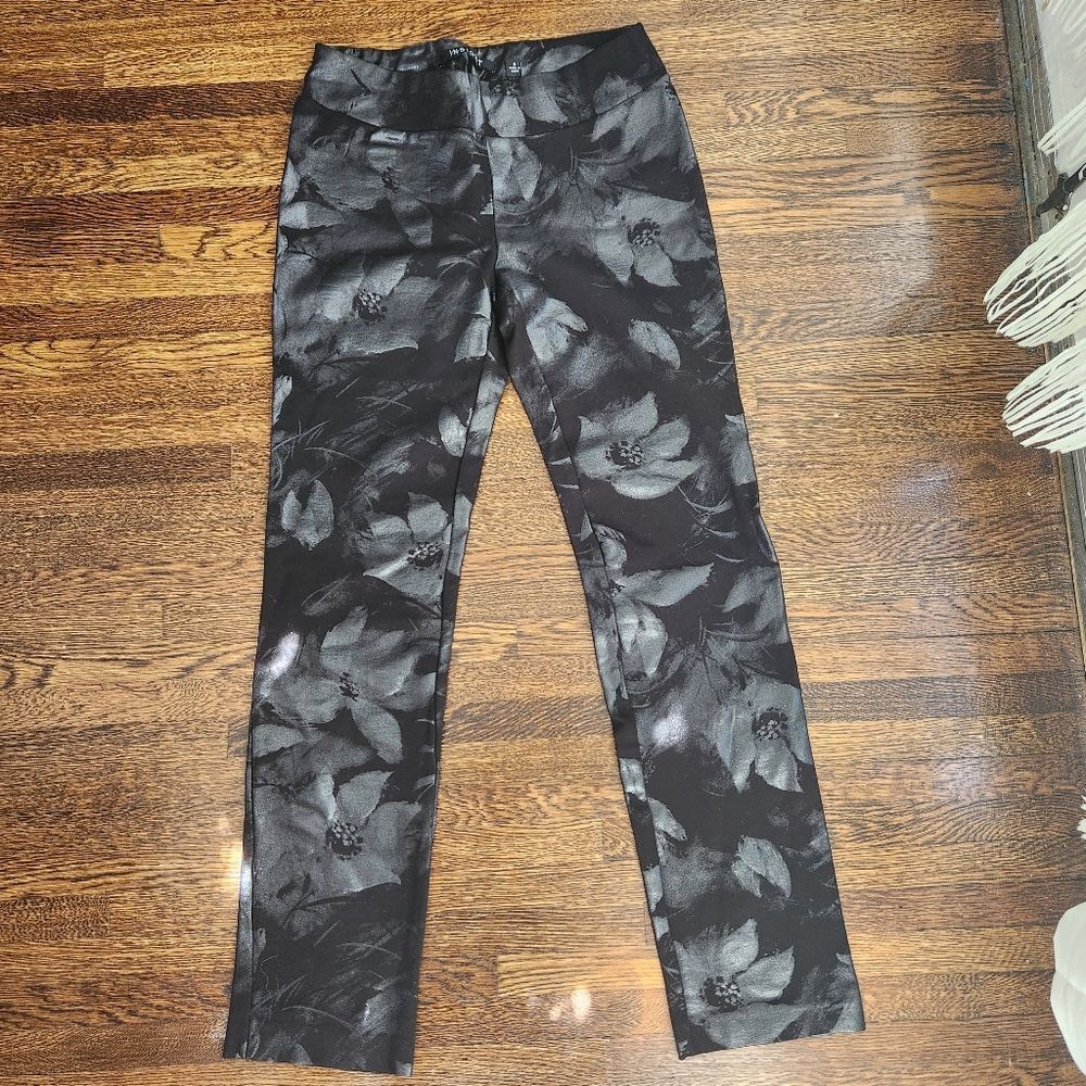Insight Athletic Leggings Floral Foil Printed Womens 6